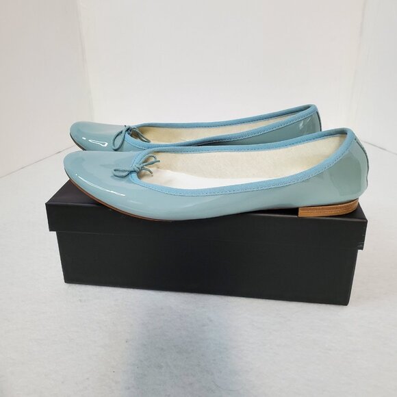 Repetto Cendrillon Ballerina Flat Light Baby Blue Leather FR 42 / US 10 w/ Box - Picture 4 of 12